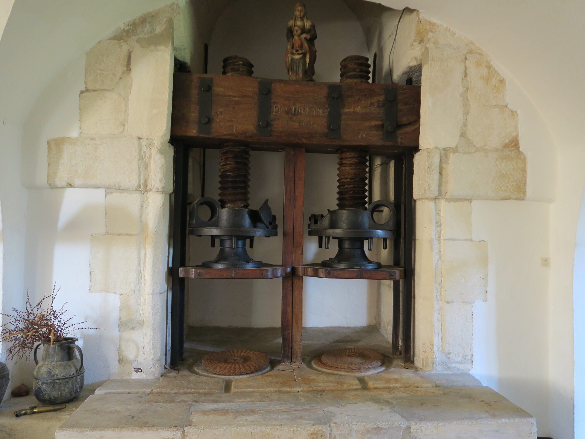 The historic olive press